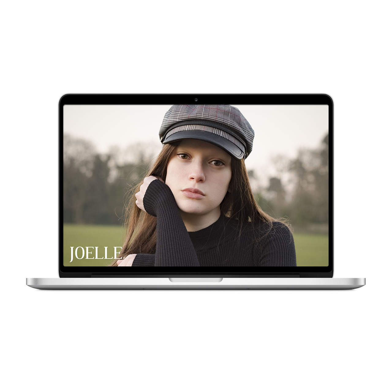 Joelle Wallpaper Art Graphic (Black Peak Hat)